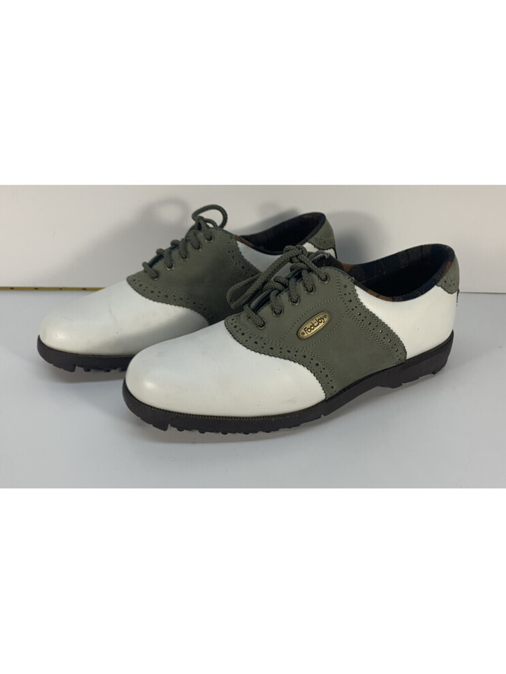 Women’s FootJoy Golf Shoes US 8 N White Green 98784 Soft Joy Sierra